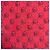 Sciarpa Gucci rossa in seta e cotone con motivo skull GG Rosso - vista 6
