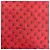 Sciarpa Gucci rossa in seta e cotone con motivo skull GG Rosso - vista 7
