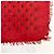 Sciarpa Gucci rossa in seta e cotone con motivo skull GG Rosso - vista 9