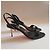Sandali Christian Louboutin Epic in vernice nera Nero - vista 3