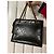 Borsa a Spalla in Pelle Caviar Matelassé Chanel Nera Nero - vista 3