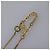 Collana Christian Dior metallo oro Auth am7828 D'oro - vista 6