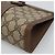 GUCCI GG Supreme Web Sherry Line Clutch Bag PVC Beige Rosso 89 01 032 Auth th5635 - vista 7
