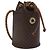 Céline Borsa a spalla in tela Macadam CELINE in pelle PVC marrone Auth 113406