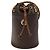 Céline Borsa a spalla in tela Macadam CELINE in pelle PVC marrone Auth 113406 - vista 13