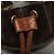 Céline Borsa a spalla in tela Macadam CELINE in pelle PVC marrone Auth 113406 - vista 19