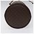 Céline Borsa a spalla in tela Macadam CELINE in pelle PVC marrone Auth 113406 - vista 5