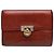 Vintage  Givenchy GV3 Leather Wallet Brown/Red