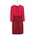 Vestido Suzette de seda burdeos Lk Bennett