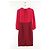 Vestido Suzette de seda burdeos Lk Bennett - vista 3