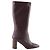 Lk Bennett Botas de cuero burdeos