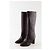 Lk Bennett Botas de cuero burdeos - vista 3