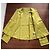 Autre Marque Blusa MOSS de algodón con detalles de lentejuelas amarillo - vista 9
