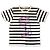 Camiseta Uniqlo SPRZ NY Andy Warhol Campbell Soup a rayas de algodón Negro Blanco