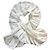 Sciarpa Ralph Lauren Collection bianca in ramia effetto lino Bianco