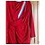 Saint Laurent Cut out Kleid dunkelrot Viskose Bordeaux - Ansicht 6