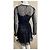 Marchesa Notte Spitzenkleid in Schwarz mit Illusions-Ausschnitt - Ansicht 3