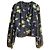 Autre Marque Top de seda Realisation Par com decote em V Multicor