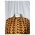 Nanushka Midikleid mit Monogrammprint aus braunem recyceltem Polyester - Ansicht 8