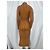 Nanushka Midikleid mit Monogrammprint aus braunem recyceltem Polyester - Ansicht 9