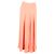 Autre Marque Galvan Hochtaillierte Maxirock aus Korallen-Polyester Orange