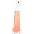 Autre Marque Galvan Hochtaillierte Maxirock aus Korallen-Polyester Orange - Ansicht 5