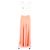 Autre Marque Galvan Hochtaillierte Maxirock aus Korallen-Polyester Orange - Ansicht 6