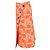 Falda midi envolvente de jacquard floral Jil Sander en poliéster naranja - vista 2