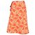 Falda midi envolvente de jacquard floral Jil Sander en poliéster naranja - vista 3