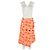Falda midi envolvente de jacquard floral Jil Sander en poliéster naranja - vista 4