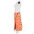 Falda midi envolvente de jacquard floral Jil Sander en poliéster naranja - vista 5