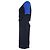 Abito midi color-block con schiena aperta A.L.C. in viscosa nera e blu Nero - vista 2