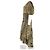 Vestido midi envolvente de algodón marrón con estampado de leopardo Ganni - vista 5