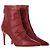 Botines Susanna de cuero rojo de Alexandre Birman Roja - vista 4