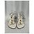Sandalias de tacón strappy Louisa de Khaite en cuero blanco Crudo - vista 13