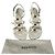Sandalias de tacón strappy Louisa de Khaite en cuero blanco Crudo - vista 7