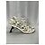 Sandalias de tacón strappy Louisa de Khaite en cuero blanco Crudo - vista 8
