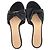 Autre Marque Care sandali a scivolo Frances in pelle nera Nero - vista 3
