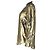 Camicia button-down Equipment in seta dorata metallica D'oro Metallico - vista 2