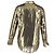Camicia button-down Equipment in seta dorata metallica D'oro Metallico - vista 3