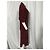 Camisa midi de botones estampada Ganni en viscosa roja - vista 10