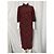Camisa midi de botones estampada Ganni en viscosa roja - vista 7