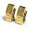 Orecchini Clip Logo Christian Dior per donne D'oro