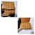 MCM Visetos Coated Canvas and Leather Flap Trifold Wallet Black/Brown  - view 5