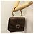 Céline Borsa a mano in tela Macadam CELINE in pelle PVC marrone oro Auth BD171 D'oro - vista 25