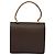 Céline Borsa a mano in tela Macadam CELINE in pelle PVC marrone oro Auth BD171 D'oro - vista 3