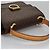 Céline Borsa a mano in tela Macadam CELINE in pelle PVC marrone oro Auth BD171 D'oro - vista 6