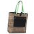 Burberry Nova Check Tote Bag aus PVC-Leder beige grün silber authentisch BD130
