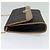Borsa a spalla in tela a nido d'ape Christian Dior con catena in PVC nero e oro Auth EC097 - vista 4