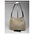 Vintage Prada Cleo Canvas Leder Tasche Beige Schwarz - Ansicht 13